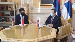 18 January 2021 The Speaker of the National Assembly of the Republic of Serbia receives the Ambassador of the Republic of Poland to the Republic of Serbia H.E. Rafal Perl